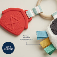 Itzy Pal™ Plush + Teether: Croissant