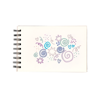 silver linings outline markers - set of 6