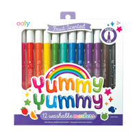 yummy yummy scented markers - set of 12