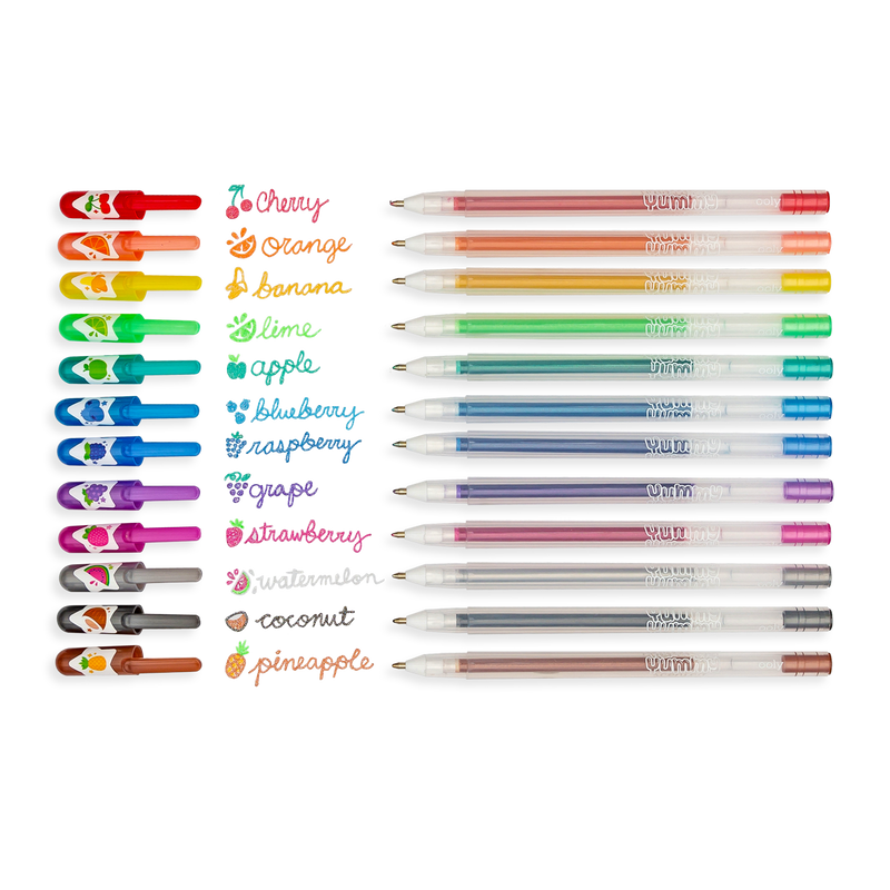 yummy yummy scented glitter gel pens
