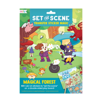 set the scene transfer stickers magic - magical forest