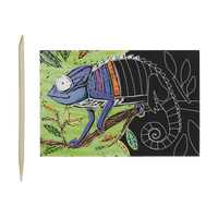 jungle fun scratch and scribble mini scratch art kit