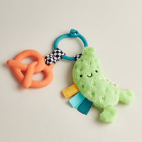 Itzy Pal™ Plush + Teether: Croissant