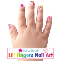 Lil' Fingers Nail Art- Pretty Ballerinas