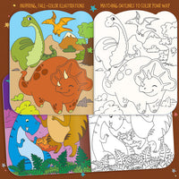 Dry Erase Coloring Book - Dinosaur World