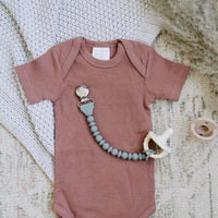 Sweetie Strap Beaded Pacifier Clip - Succulent