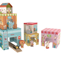 Tower House Stacking Game