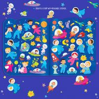 Dry Erase Coloring Book - Space Adventure