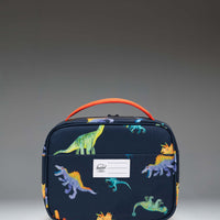 Pop Quiz Lunch Box Little Herschel | Watercolour Dinos Darkest Navy