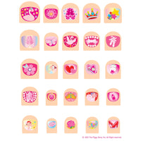 Lil' Fingers Nail Art- Pretty Ballerinas
