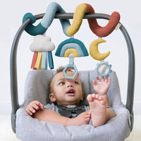 Itzy Bitzy Spiral Car Seat Activity Toy: Veggie