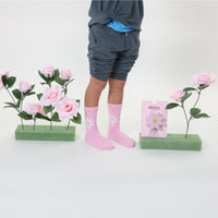 DAISEY FLOWER 3D KIDS CREW SOCK