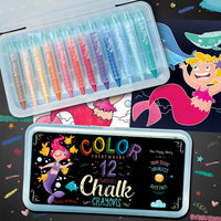 Color Everywhere Chalk Crayons- Magical Mermaids