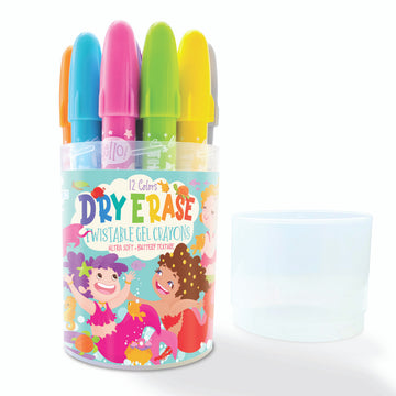 Dry Erase Twistable Gel Crayons | Magical Mermaids