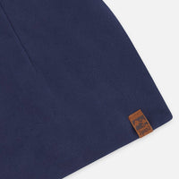 Stretch Jersey Beanie Navy Blue