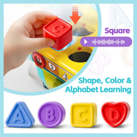 Toddler Musical Workbench Toys for One Year Old Boys, Baby Pretend Play Tool Set