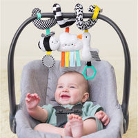 Itzy Bitzy Spiral Car Seat Activity Toy: Veggie