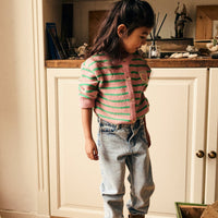 Denim Mom Fit Heart Jeans | Medium Denim
