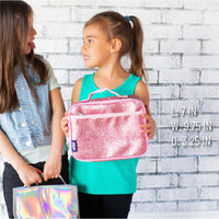 Pink Glitter Lunch Box