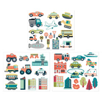 Magnetic Play Sets: Transportation