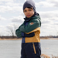 Stretch Jersey Beanie Navy Blue