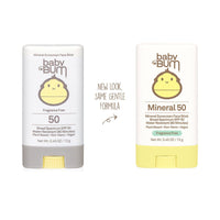 Baby Bum SPF 50 Mineral Sunscreen Face Stick Fragrance Free - 0.45 oz