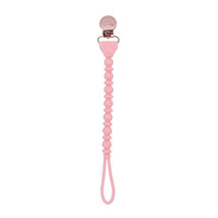 Sweetie Strap Beaded Pacifier Clip - Pink