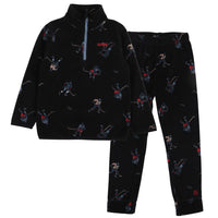 Boys' Blue Two-Piece Microfleece Base Layer