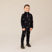 Boys' Blue Two-Piece Microfleece Base Layer