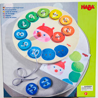 Haba Rainbow Caterpillar threading game