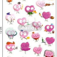 Cooky Heart Professions stickers