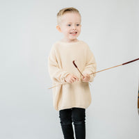 Belan J Kids Knit Sweater - Cream