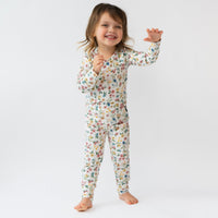 L/S PJ Set - Spring Meadow
