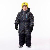 One-piece snowsuit Harry - REFLECTIVE Black
