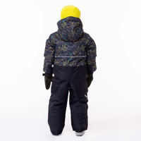 One-piece snowsuit Harry - REFLECTIVE Black