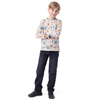 Boys long-sleeved t-shirt Heather beige