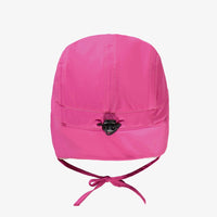 Pink winter cap in polyester, baby