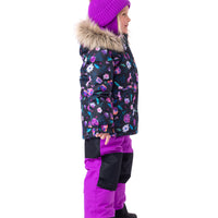 Justine Girls Snowsuit Black