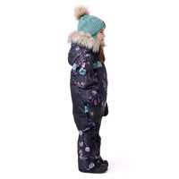 Lea-Maude Girls One-Piece Snowsuit Black