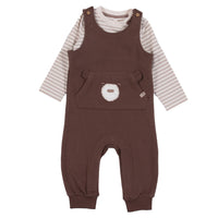Ivory Baby Boy Two-Piece Bodysuit Set