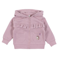 Baby Girl Lilac Two-Piece Hooded Jacket Set