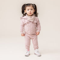 Baby Girl Lilac Two-Piece Hooded Jacket Set