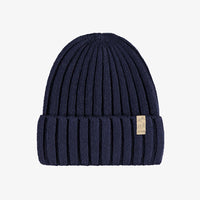 Navy knit beanie, child
