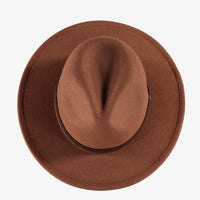 Brown felt fedora hat, child