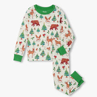Holiday Animals Cotton Pajama Set