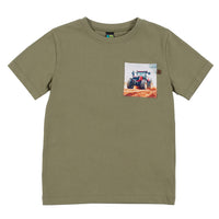 Boys Green Tractor T-shirt