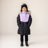 Girls Black Knit Beanie