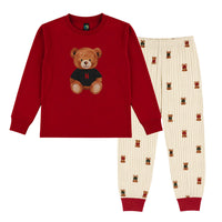 Two-Piece Teddy Bear Pyjamas