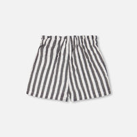 Striped Seersucker Short Black