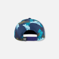 Cap Printed Camouflage Peacoat